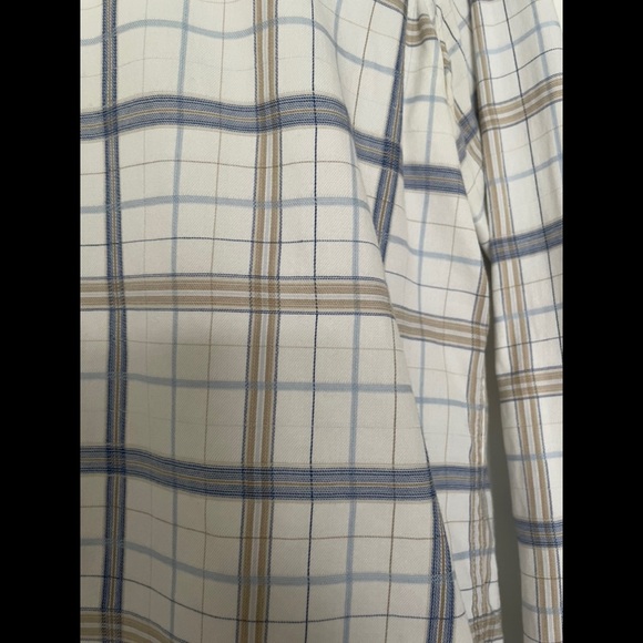 Tristan White Plaid Collared Shirt - Picture 4 of 4